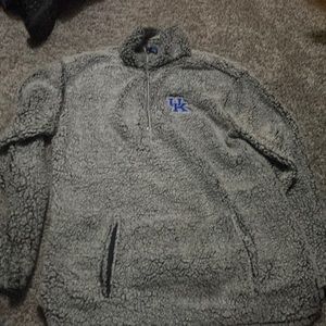 Kentucky 1/4 zip Sherpa
